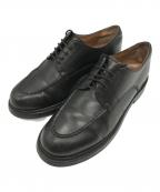 HARROGATEハロゲイト）の古着「EDGEWARE Uチップ シューズ」｜ブラック