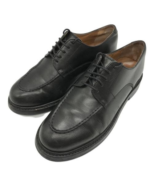 HARROGATE（ハロゲイト）HARROGATE (ハロゲイト) EDGEWARE Uチップ シューズ ブラック サイズ:6の古着・服飾アイテム