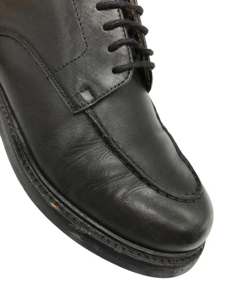 HARROGATE（ハロゲイト）HARROGATE (ハロゲイト) EDGEWARE Uチップ シューズ ブラック サイズ:6の古着・服飾アイテム