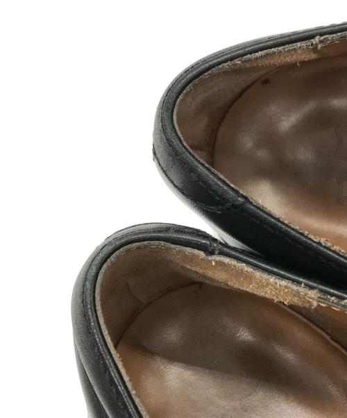 HARROGATE（ハロゲイト）HARROGATE (ハロゲイト) EDGEWARE Uチップ シューズ ブラック サイズ:6の古着・服飾アイテム