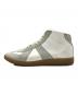 Maison Margiela (メゾンマルジェラ) ジャーマントレーナー ハイカットスニーカー ホワイト サイズ:42：20000円