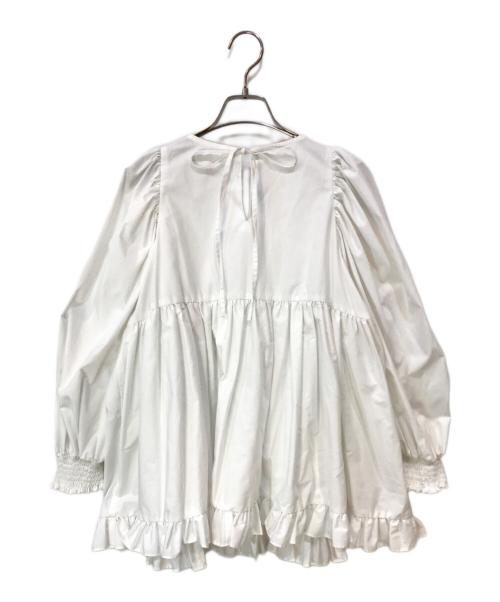 YOIHI（ヨイヒ）YOIHI (ヨイヒ) 長袖ブラウス ホワイト サイズ:FREEの古着・服飾アイテム