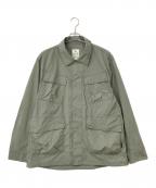 Snow peakスノーピーク）の古着「Nylon Tussah Blouson」｜カーキ