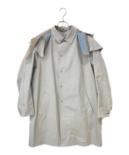 KOLOR（カラー）KOLOR (カラー) フーデッドステンカラーコート グレー サイズ:1の古着・服飾アイテム