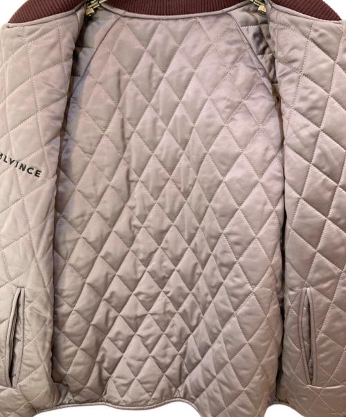 MLVINCE（メルヴィンス）MLVINCE (メルヴィンス) QUILTED SOUVENIR JACKET イエロー×ブラウン サイズ:Lの古着・服飾アイテム