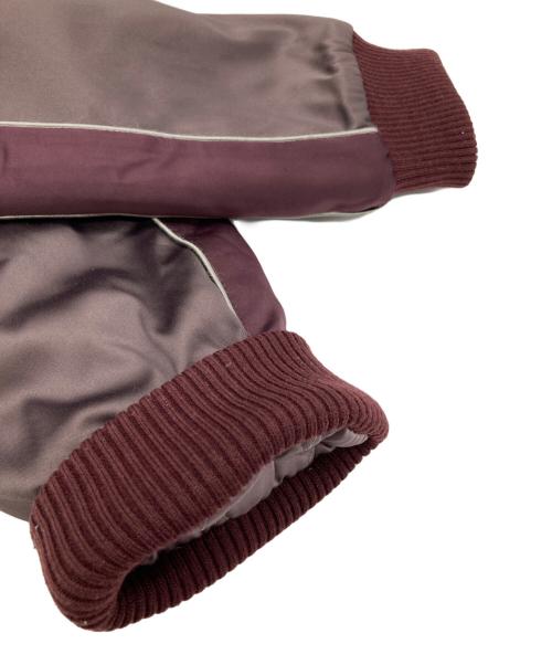 MLVINCE（メルヴィンス）MLVINCE (メルヴィンス) QUILTED SOUVENIR JACKET イエロー×ブラウン サイズ:Lの古着・服飾アイテム