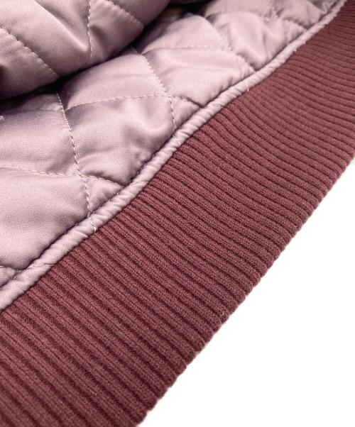 MLVINCE（メルヴィンス）MLVINCE (メルヴィンス) QUILTED SOUVENIR JACKET イエロー×ブラウン サイズ:Lの古着・服飾アイテム