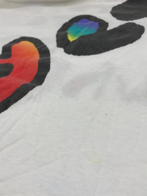 Hanes（ヘインズ）Hanes (ヘインズ) 90s peter max YES バンドTシャツ ホワイト サイズ:Lの古着・服飾アイテム