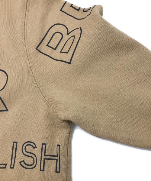 BURBERRY LONDON ENGLAND（バーバリー ロンドン イングランド）BURBERRY LONDON ENGLAND (バーバリー ロンドン イングランド) HORSEFFERRY PRINT OVERSIZE HOODIE ベージュ サイズ:Sの古着・服飾アイテム