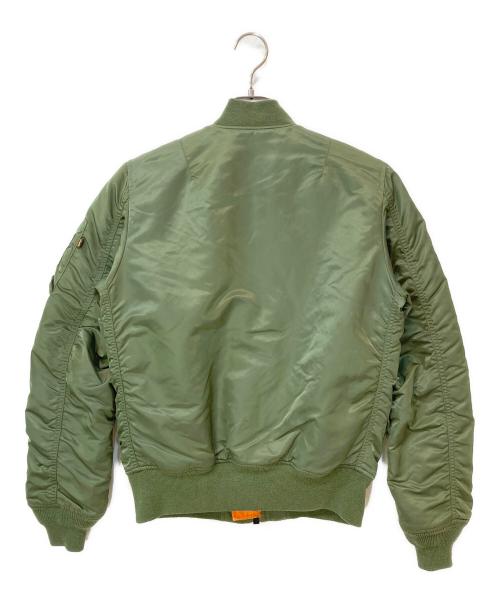 ALPHA（アルファ）ALPHA (アルファ) MA-1 フライトジャケット カーキ サイズ:Sの古着・服飾アイテム