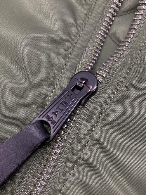 ALPHA（アルファ）ALPHA (アルファ) MA-1 フライトジャケット カーキ サイズ:Sの古着・服飾アイテム