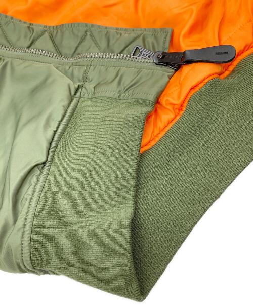 ALPHA（アルファ）ALPHA (アルファ) MA-1 フライトジャケット カーキ サイズ:Sの古着・服飾アイテム