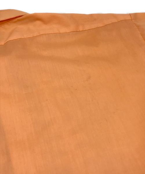 Lion of Troy（ライオン オブ トロイ）Lion of Troy (ライオン オブ トロイ) ヴィンテージフリルシャツ オレンジ サイズ:Lの古着・服飾アイテム