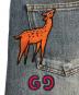 中古・古着 GUCCI (グッチ) アニマル刺繍デニムパンツ インディゴ サイズ:30：21000円