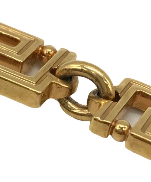 VERSACE（ヴェルサーチェ）VERSACE (ヴェルサーチェ) グレカネックレス ゴールドカラー サイズ:-の古着・服飾アイテム