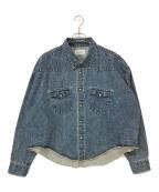 UNUSEDアンユーズド）の古着「Denim western jacket」｜インディゴ