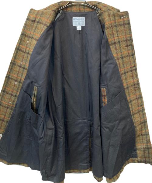 WORKERS（ワーカーズ）WORKERS (ワーカーズ) Harris Tweed (ハリスツイード) Bal Collar Coat オリーブ サイズ:40の古着・服飾アイテム