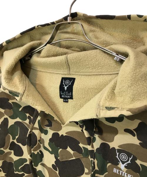 South2 West8（サウスツー ウエストエイト）South2 West8 (サウスツー ウエストエイト) better gift shop (ベターギフトショップ) MEXICAN PONCHO カーキ サイズ:XLの古着・服飾アイテム