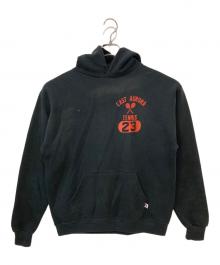 RUSSELL ATHLETIC（ラッセルアスレチック）の古着「EAST AURORA TENNIS フーディー」｜ブラック