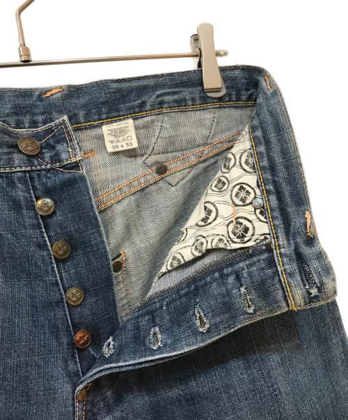 YAMANE（ヤマネ）YAMANE (ヤマネ) デニムパンツ インディゴ サイズ:30×33の古着・服飾アイテム