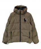 POLO RALPH LAURENポロ・ラルフローレン）の古着「ビッグポニー刺繍ダウンジャケット」｜カーキ