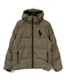 POLO RALPH LAUREN（ポロ・ラルフローレン）の古着「ビッグポニー刺繍ダウンジャケット」｜カーキ