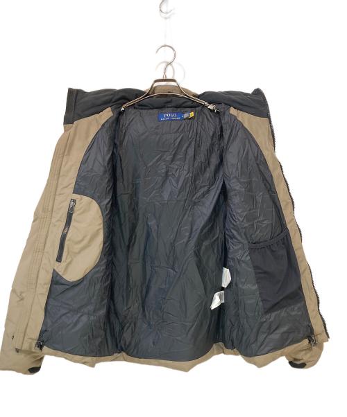 POLO RALPH LAUREN（ポロ・ラルフローレン）POLO RALPH LAUREN (ポロ・ラルフローレン) ビッグポニー刺繍ダウンジャケット カーキ サイズ:Mの古着・服飾アイテム
