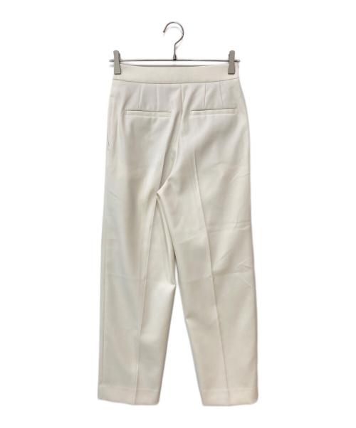 EPOCA STORIA（エポカ ストリア）EPOCA STORIA (エポカ ストリア) ストレッチサテン テーパードパンツ ホワイト サイズ:38の古着・服飾アイテム