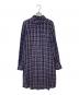 BROOKS BROTHERS（ブルックスブラザーズ）の古着「チェックシャツワンピース」｜ネイビー