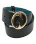 GUCCI (グッチ) GGロゴ リバーシブルベルト ブラック×ブルー サイズ:70・28：18000円