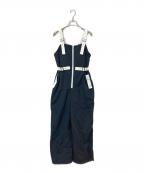 ALENCYアレンシー）の古着「ナイロンオーバーオール」｜ブラック