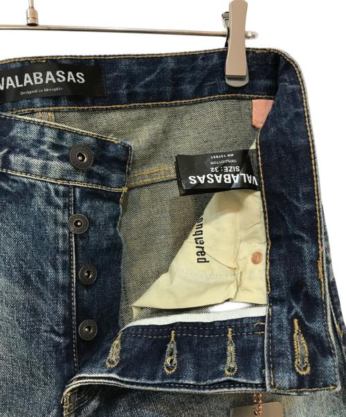 VALABASAS（バラバサス）VALABASAS (バラバサス) “PANDORA” VINTAGE BLUE WASH BAGGY DENIM インディゴ サイズ:32の古着・服飾アイテム