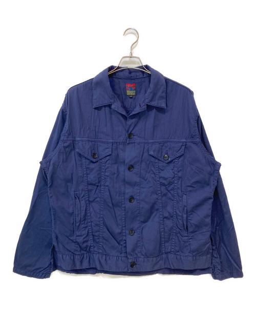 BRU NA BOINNE（ブルーナボイン）BRU NA BOINNE (ブルーナボイン) ダブルシュリンクジャンパー ネイビー サイズ:3の古着・服飾アイテム