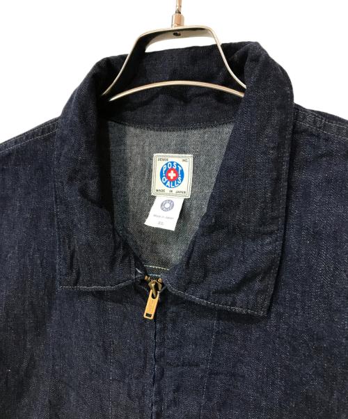 POST O'ALLS（ポストオーバーオールズ）POST O'ALLS (ポストオーバーオールズ) Service Jacket インディゴ サイズ:XLの古着・服飾アイテム