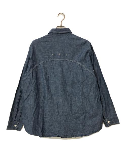 POST O'ALLS（ポストオーバーオールズ）POST O'ALLS (ポストオーバーオールズ) BEAMS PLUS (ビームスプラス) 別注 Tex Mex Chambray Western Shirt インディゴ サイズ:XLの古着・服飾アイテム