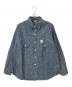 POST O'ALLS（ポストオーバーオールズ）の古着「別注 Tex Mex Chambray Western Shirt」｜インディゴ