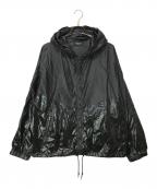 UNUSEDアンユーズド）の古着「Nylon zip jacket」｜ブラック