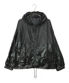 UNUSED（アンユーズド）の古着「Nylon zip jacket」｜ブラック