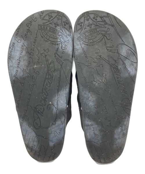 Berluti（ベルルッティ）Berluti (ベルルッティ) エギオ ストラップラバーサンダル ブラック サイズ:9 1/2の古着・服飾アイテム