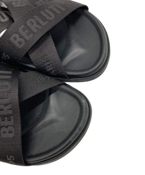 Berluti（ベルルッティ）Berluti (ベルルッティ) エギオ ストラップラバーサンダル ブラック サイズ:9 1/2の古着・服飾アイテム