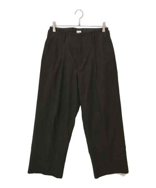 kaiko（カイコー）kaiko (カイコー) WIDE SLACKS ブラウン サイズ:1の古着・服飾アイテム