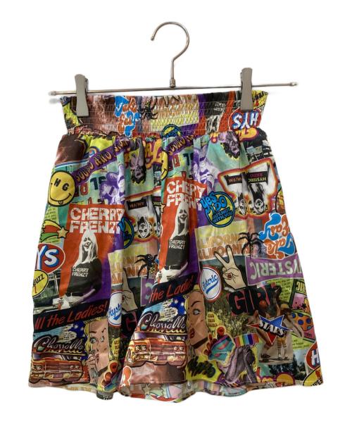 Hysteric Glamour（ヒステリックグラマー）Hysteric Glamour (ヒステリックグラマー) SUMMER OF 70s柄キュロットパンツ マルチカラー サイズ:Sの古着・服飾アイテム