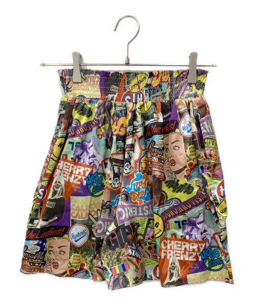 Hysteric Glamour（ヒステリックグラマー）Hysteric Glamour (ヒステリックグラマー) SUMMER OF 70s柄キュロットパンツ マルチカラー サイズ:Sの古着・服飾アイテム