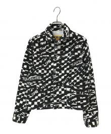 Hysteric Glamour（ヒステリックグラマー）の古着「STEREOLAB MIX柄 コンパクトジャケット」｜ブラック