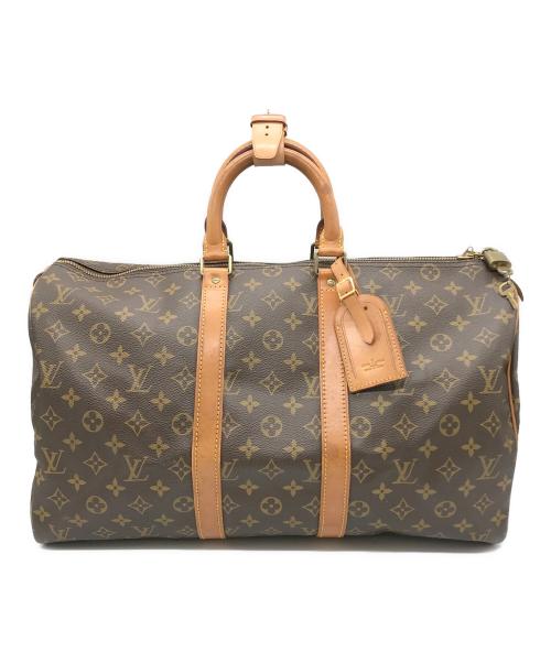LOUIS VUITTON（ルイ ヴィトン）LOUIS VUITTON (ルイ ヴィトン) キーポル45 トラベルバッグ ブラウン サイズ:-の古着・服飾アイテム