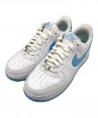 NIKEナイキ）の古着「AIR FORCE 1 07 ローカットスニーカー」｜WHITE/AQUARIUS BLUE