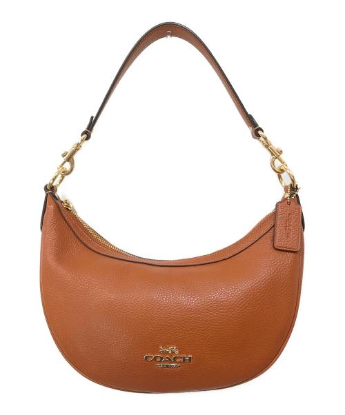 COACH（コーチ）COACH (コーチ) レザー アリア ショルダー バッグ ブラウン サイズ:-の古着・服飾アイテム