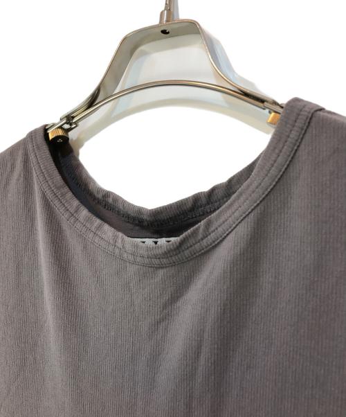 THIRD MAGAZINE（サードマガジン）THIRD MAGAZINE (サードマガジン) カットソーワンピース グレー サイズ:3の古着・服飾アイテム