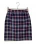 BROOKS BROTHERS Red Fleece (ブルックスブラザーズレッドフリース) フロントボタンチェックスカート ネイビー：4000円