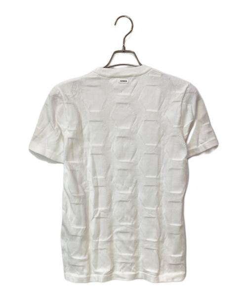 DIRK BIKKEMBERGS（ダークビッケンバーグ）DIRK BIKKEMBERGS (ダークビッケンバーグ) 半袖ニット ホワイト サイズ:Sの古着・服飾アイテム